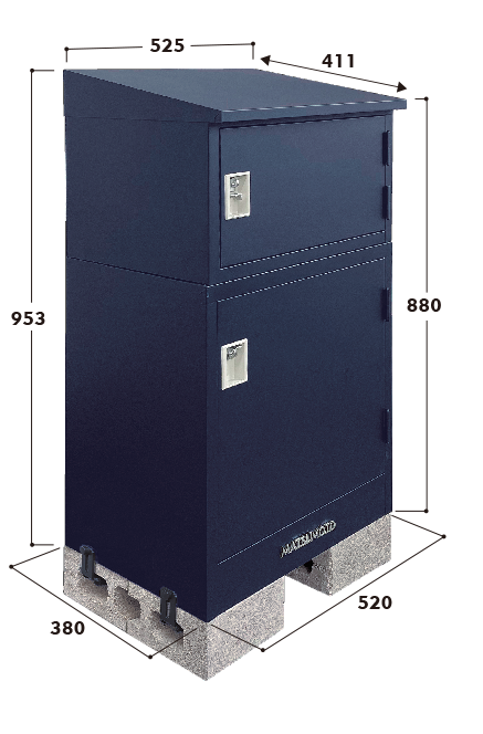 マツモト物置 宅配ボックス TBA-2D